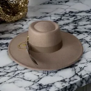 Accessories | Unisex Custom Round Wide Brim Fedora Hat  display picture 1